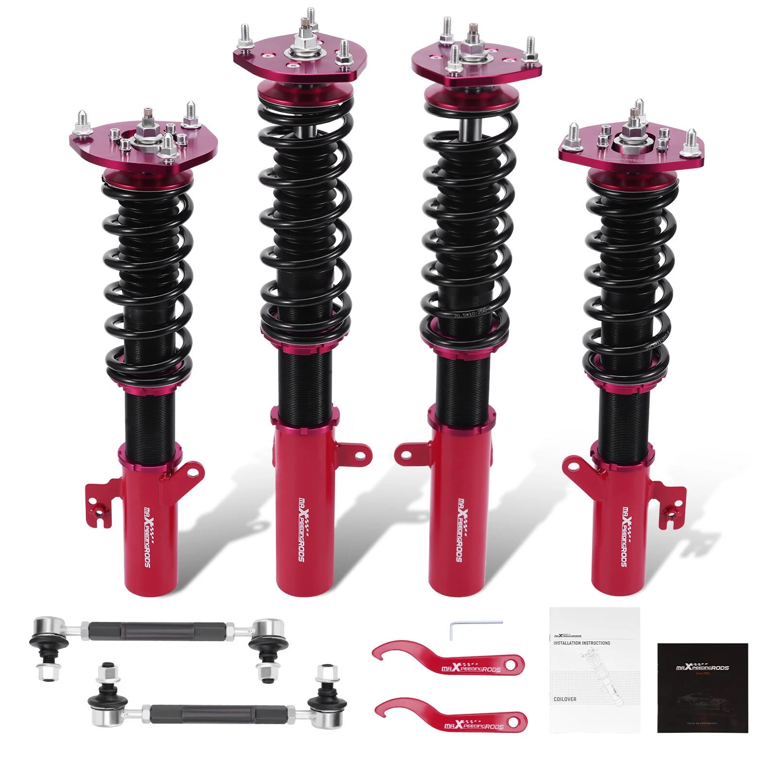 Coilover Adjustable Rear Shock Strut for Toyota Camry Lexus ES350 (2007–2011)