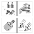 Set of 2 Bimini Top Deck Hinges 316 SS for Kayaks Canoes Yachts