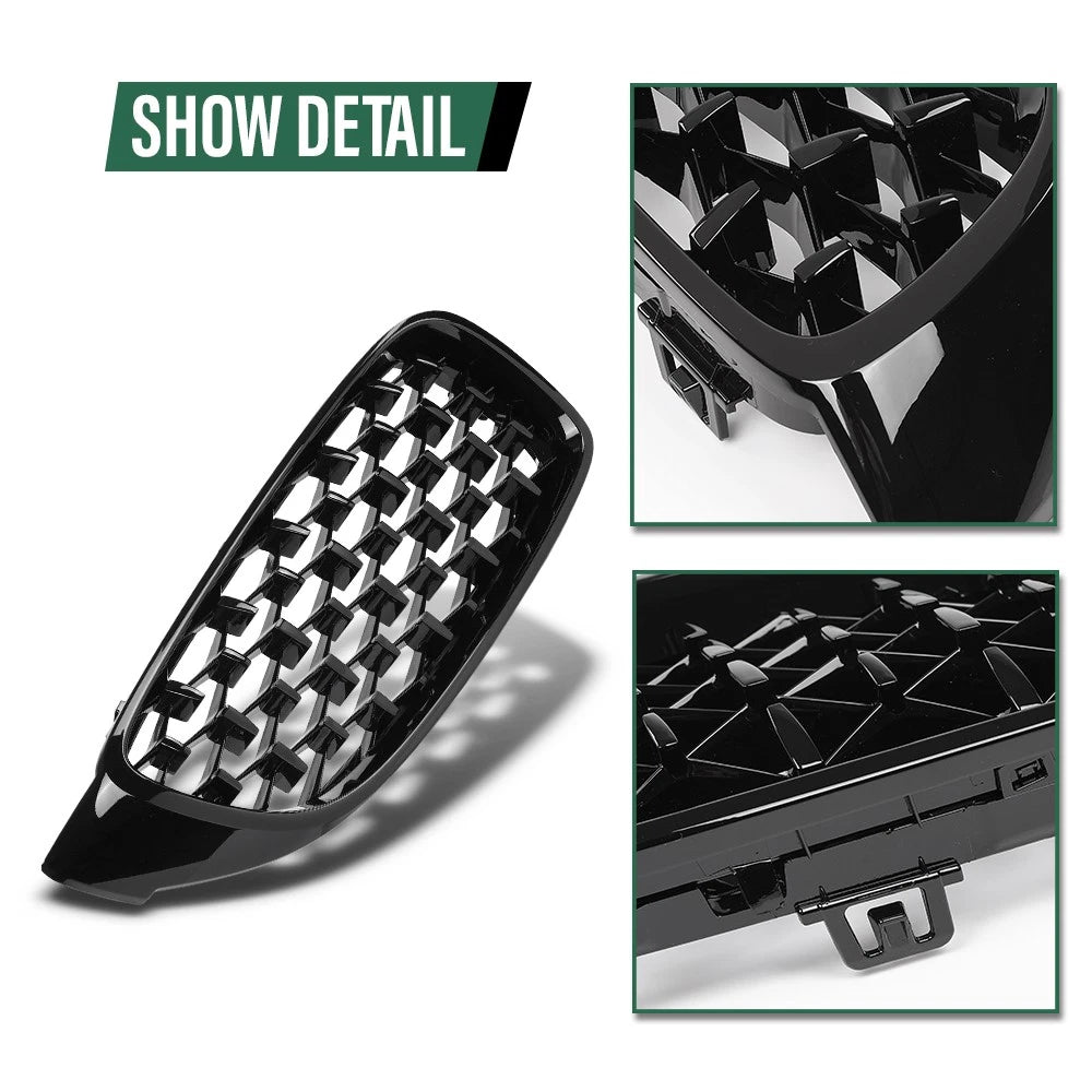 Front Bumper Upper Diamond Grille for BMW 4 Series (2014–2018)