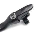Black Skull Smooth Shorty Brake Clutch Levers for Harley Touring Trike (2008–2013)