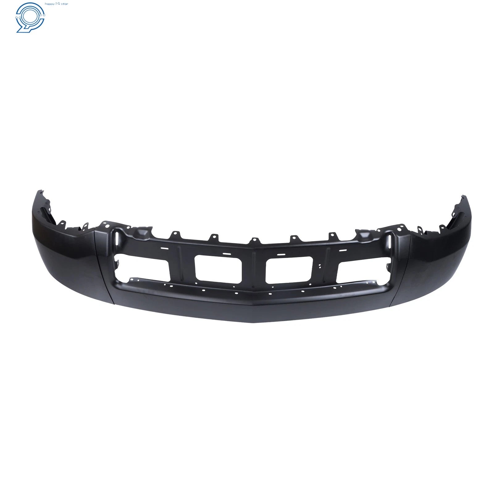 Black Steel Split Front Bumper for Chevrolet Silverado 1500 (2014-2015)