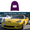 ABS Gear Shift Knob Cover Sticker for Chevrolet Corvette C6 Z06 (2005–2013) Purple