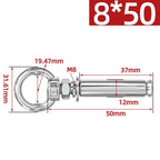 Expansion Bolts with Rings for Wall Screws (6810mm)