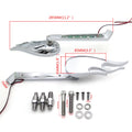 Flame LED Turn Signal Integrate Mirrors for Harley Fat Boy Road King (All Years)