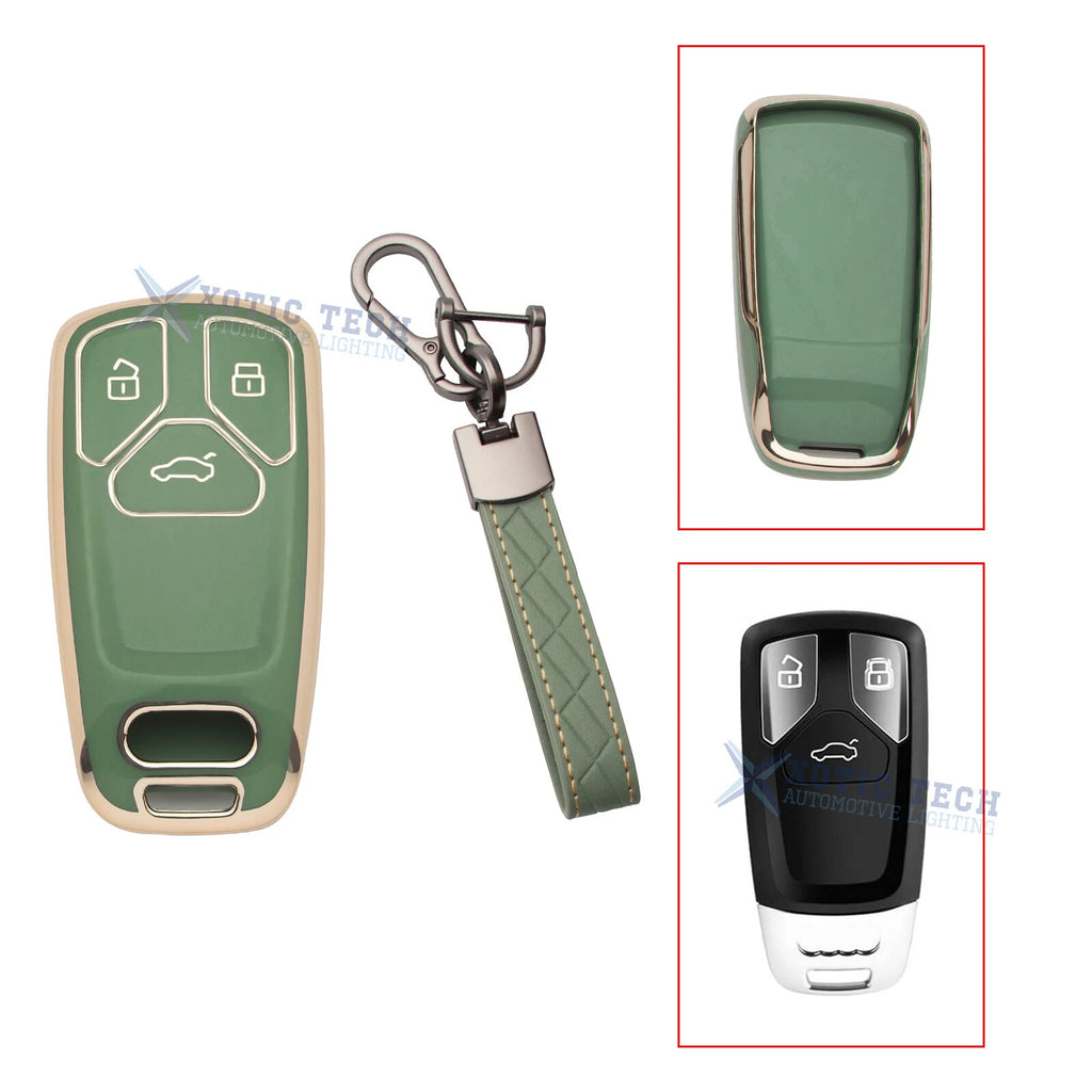 Smart Key Fob Cover for Audi A4 Q5 A6 S7 A8 (2017–2024)
