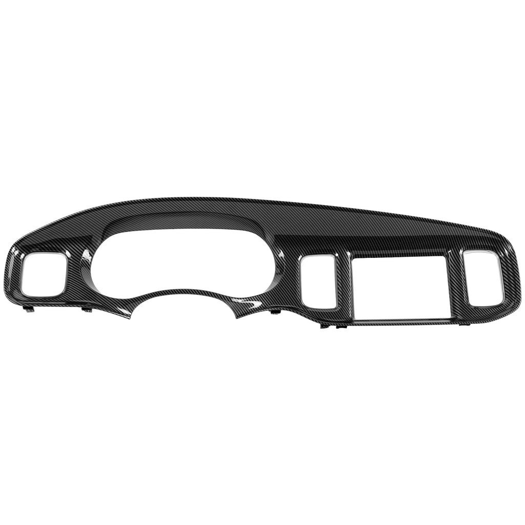 Carbon Style Instrument Panel Radio Dash Trim Bezel for Dodge Charger (2011–2014)