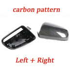 Pair of Rearview Mirror Cap Covers for Audi A4 B7 (2005–2008) Carbon Look