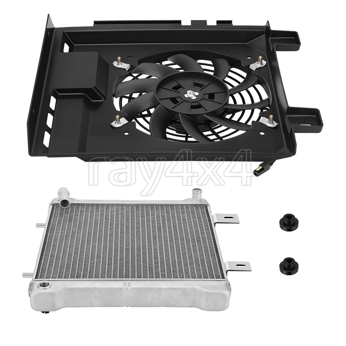 Aluminum Radiator Shroud Fan for Polaris Sportsman 400 500 Magnum (2000–2004)