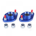 Blue Shock Top Mount Set for BMW E30 E46 Z3 Pillow Ball Rear Camber Plate
