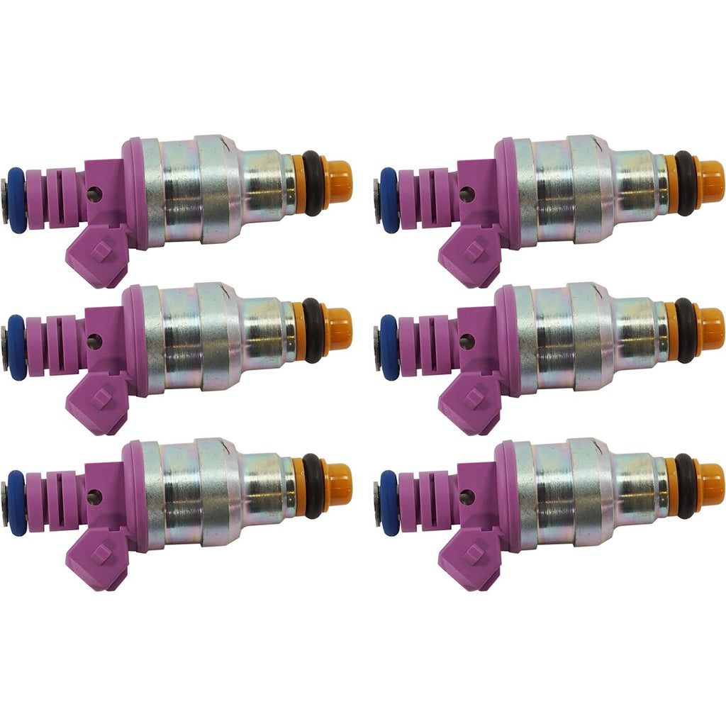 Set of 6 Fuel Injectors for Ford F-150, F-250, E-450 (1997–1998)
