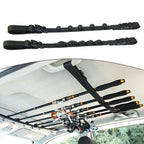 Roof Fishing Rod Rack Pole Holder Strap / 2 Pack for Car