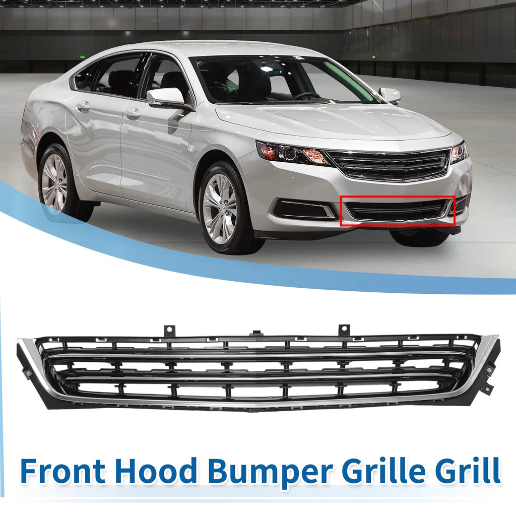 Front Lower Bumper Grille for Chevrolet Impala (2014–2020) Chrome