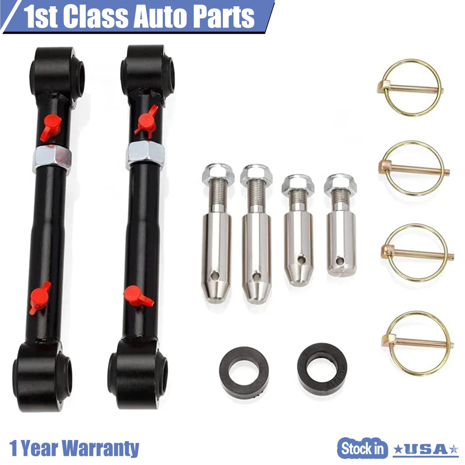 Front Sway Bar Link Disconnect for Jeep Wrangler JK JL (2007–2021)