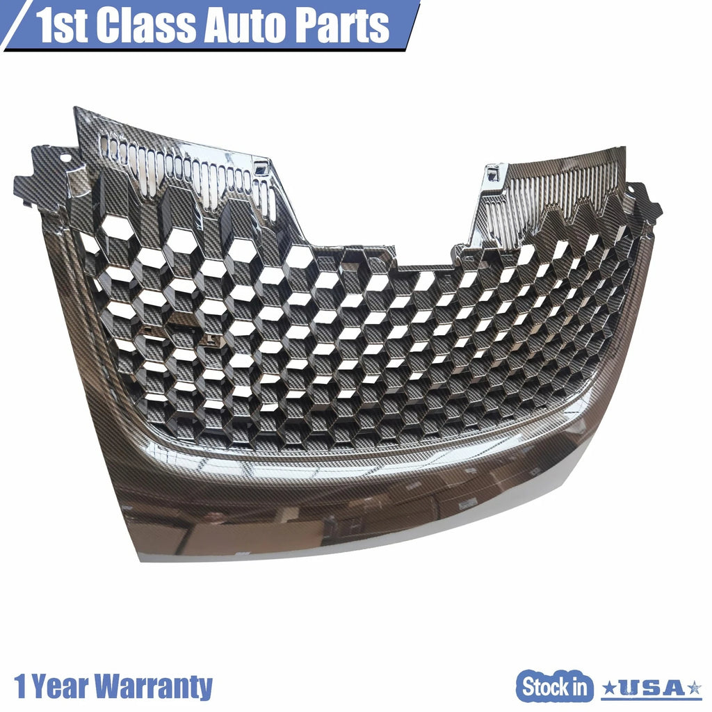 Carbon Fiber Print Hex Mesh Grille for VW MK5 Jetta/GLI/GTI (2006–2009)