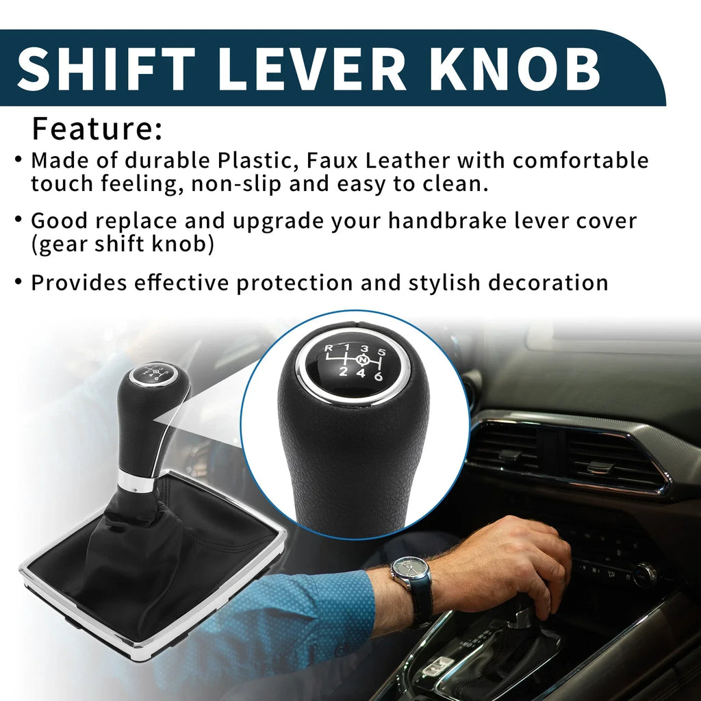 6 Speed Gear Shift Knob & Cover for Mercedes-Benz C-Class (2007-2021)