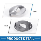 Bumper Headlight Washer Nozzle Cover Cap for BMW M3 (2008–2013) Silver Tone