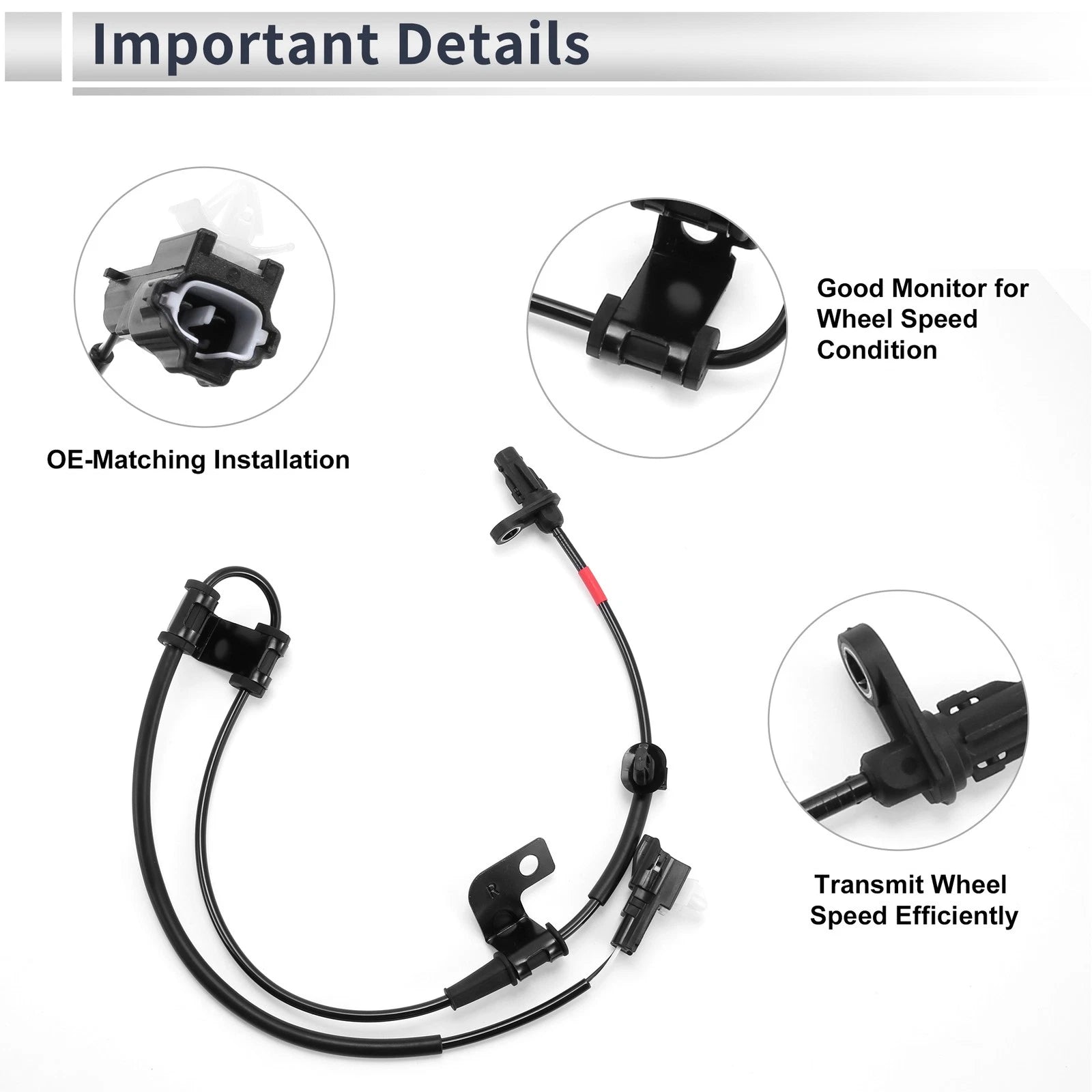 ABS Wheel Speed Sensor No. 598303S900 for Hyundai Sonata (2011–2012)