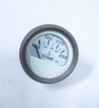 Faria GP9148A Temperature Gauge for White Face, Grey Bezel
