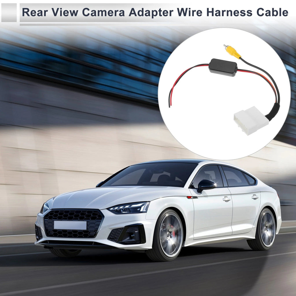 Rear View Camera Adapter Wire Harness Cable for Nissan Rogue (2011–2013) RCA