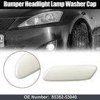 Left Headlight Washer Nozzle Cover for Lexus IS250 IS300 (2006–2008) 85382-53040 White