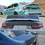Gloss Black M4 Style Rear Trunk Spoiler for BMW G20 330i M340i G80 M3 (2019–2025)