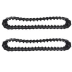 2X Rubber Tracks 180mm x 72mm for AGT CBT23 CRT23 Mini Skid Steers