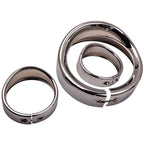 7 Inch Visor Style Headlamp Trim Ring & 4.5 Inch Trim Ring for Harley Glide