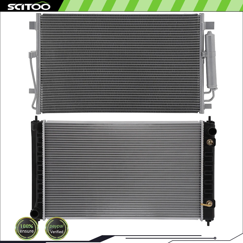 Radiator and A/C Condenser Kit for Nissan Altima Maxima (2007–2018)
