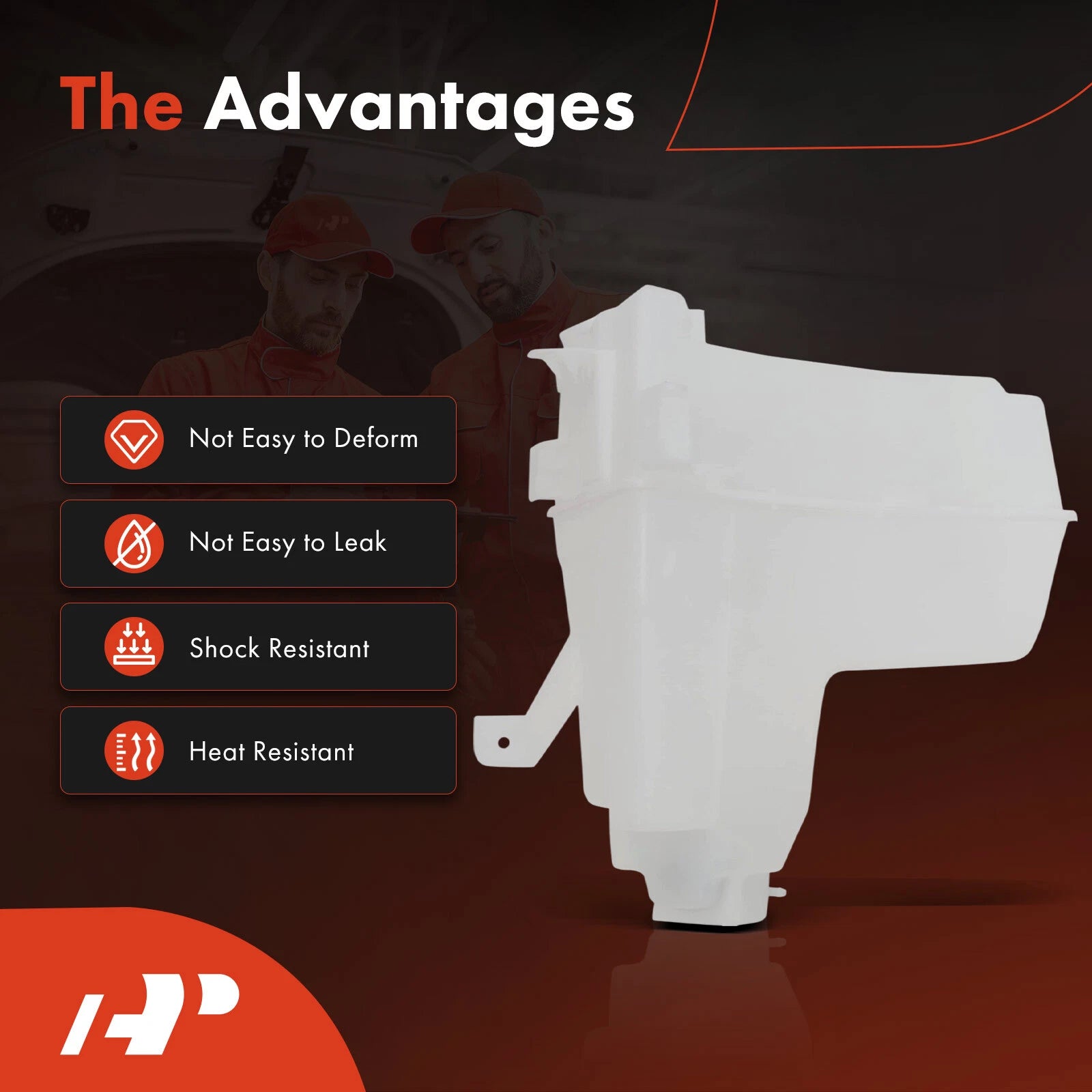 Windshield Washer Fluid Reservoir with Pump for Nissan Kicks (2018–2020)