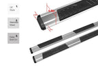 Set of 2 Chrome Running Boards for Dodge Ram 1500 (2009-2018)