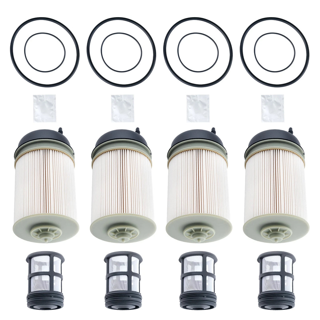 Set of 4 Fuel Filters for Detroit Diesel DD13/DD15/DD16 (2014–2024)