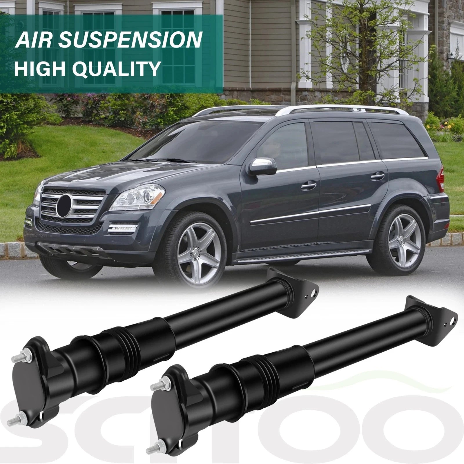 Rear Pair Air Suspension Struts for Mercedes X164 GL350 GL450 W164 ML320 ML350