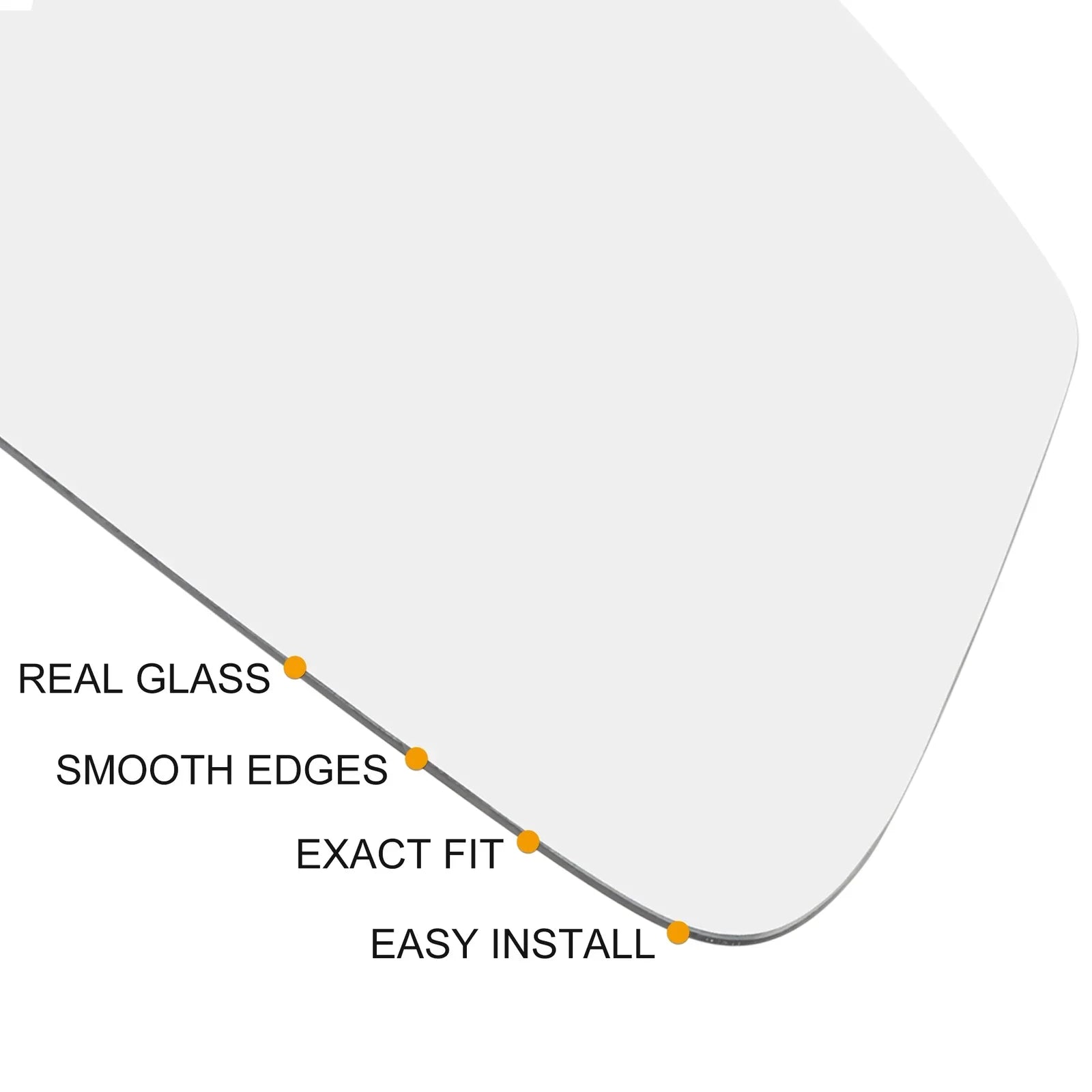 Heated Mirror Glass w/ Backing for Lexus LS460 CT200h ES350 (2007-2019)