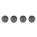 4X Billet Aluminum Head Bolt Cover Cap for Triumph T120 Thruxton Scrambler (2016–2023)
