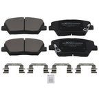 Set of 4 Front Ceramic Brake Pads for Hyundai Azera, Santa Fe / Kia Rondo, Sorento