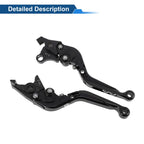 Short Long Brake Clutch Levers for Suzuki Hayabusa GSXR1300 (2008–2020) Black