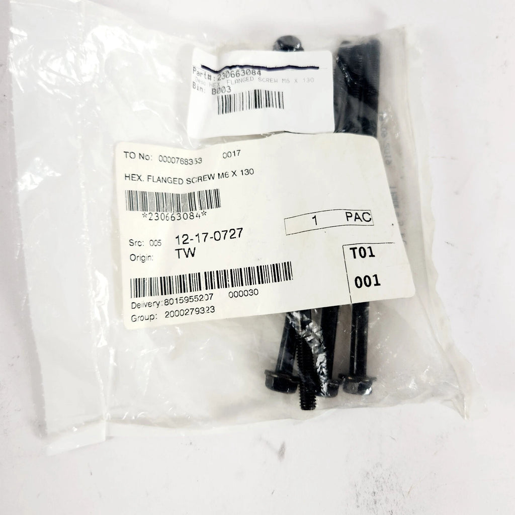 4 Pack Screw-Hex Flange M6 x 130 for Seadoo (OEM 230663084)