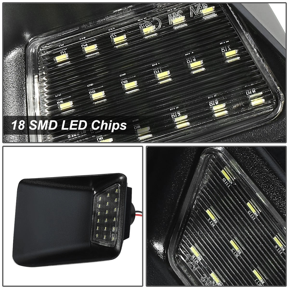 SMD LED License Plate Lights Assembly for Colorado Canyon (2004–2012)