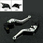 Short Brake Clutch Levers for Ducati Hypermotard 1100/SP (2007–2012) Silver T9