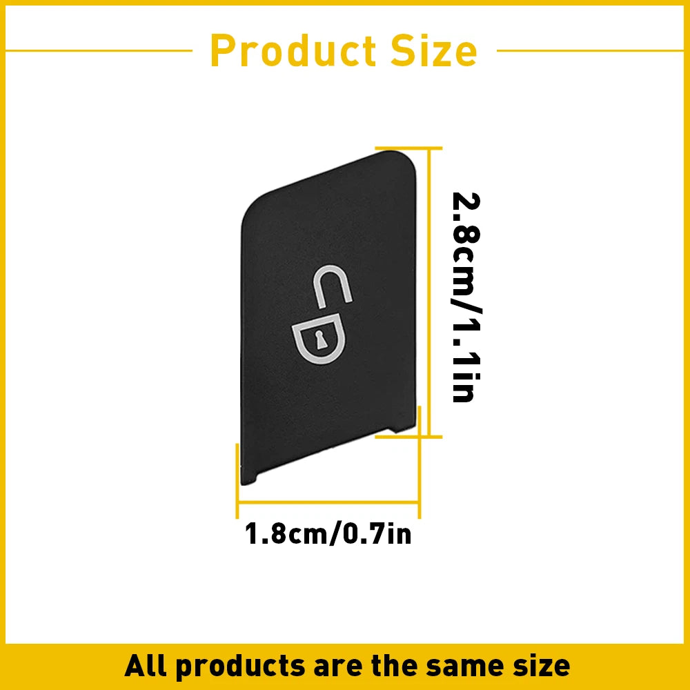 Door Lock Unlock Switch Button Trim Cover for Mercedes Benz Class W204 W212 (2007–2016)