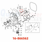 Stud for MerCruiser Gimbal Housing (16-56296, 16-866562) 1pcs