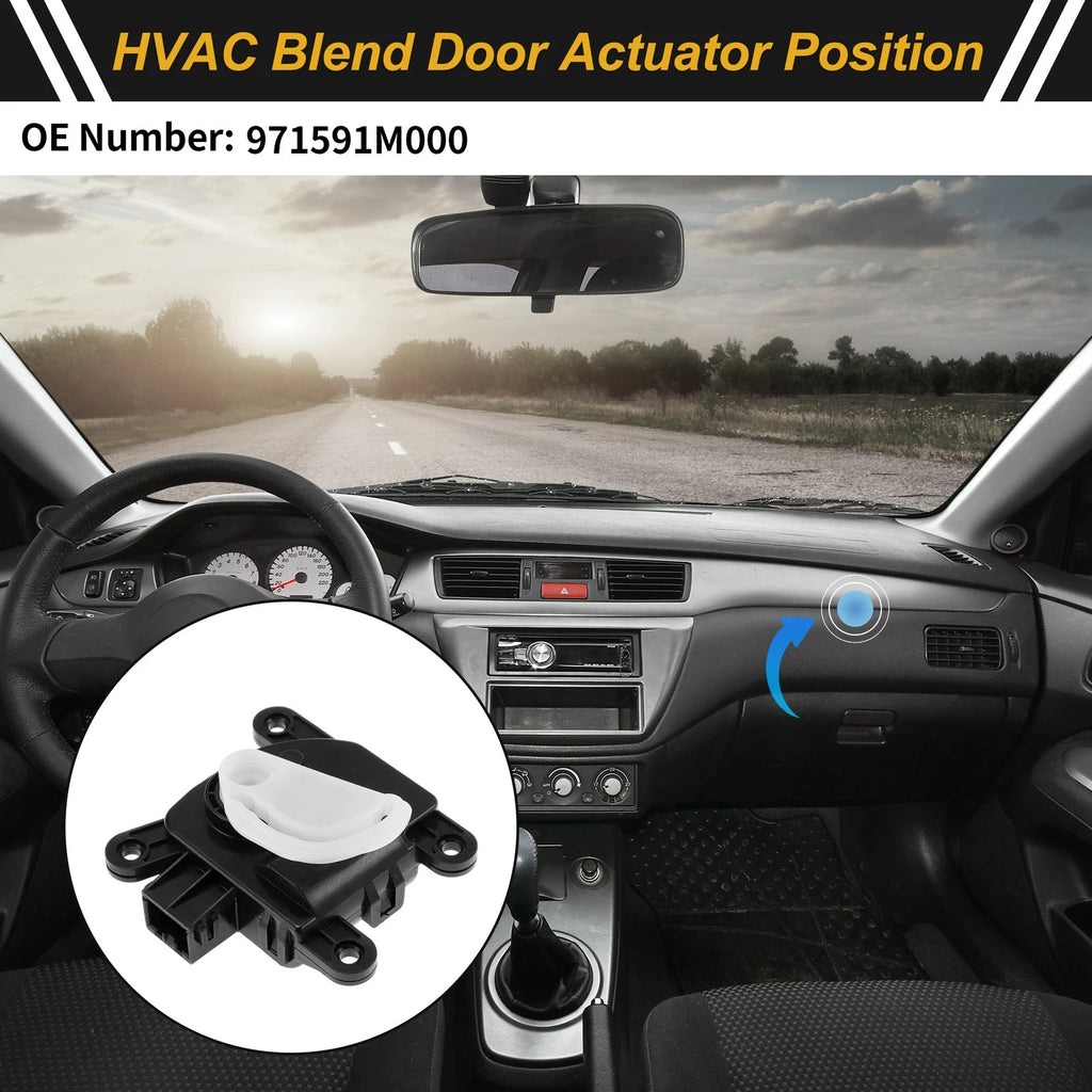 HVAC Heater Blend Door Actuator for Kia Forte (2010–2013) No. 971591M000