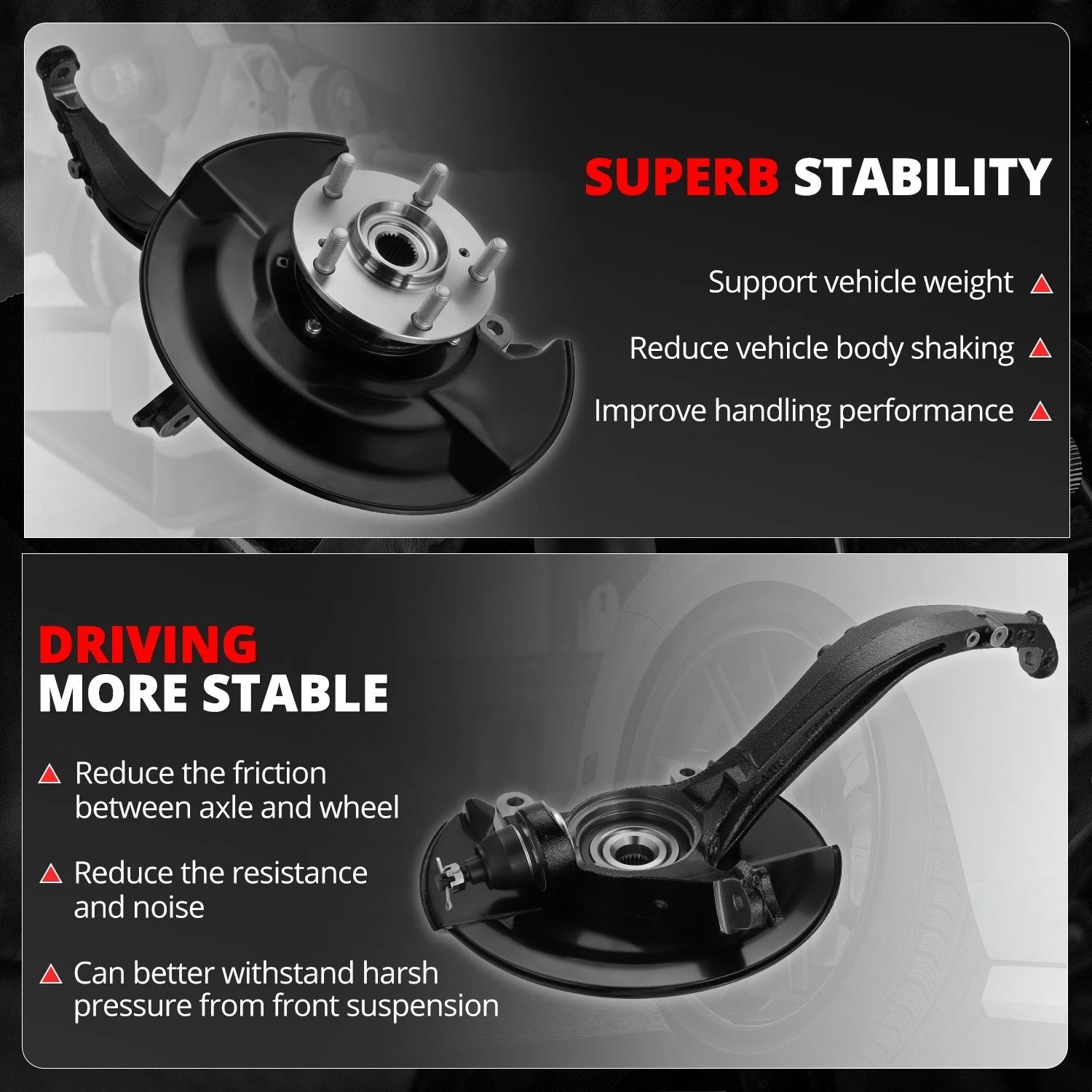 Loaded Wheel Bearing Knuckle for Honda Accord 2.4L (2003–2007)