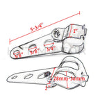 Headlight Mounting Brackets for Universal Motorcycles (28mm-38mm)