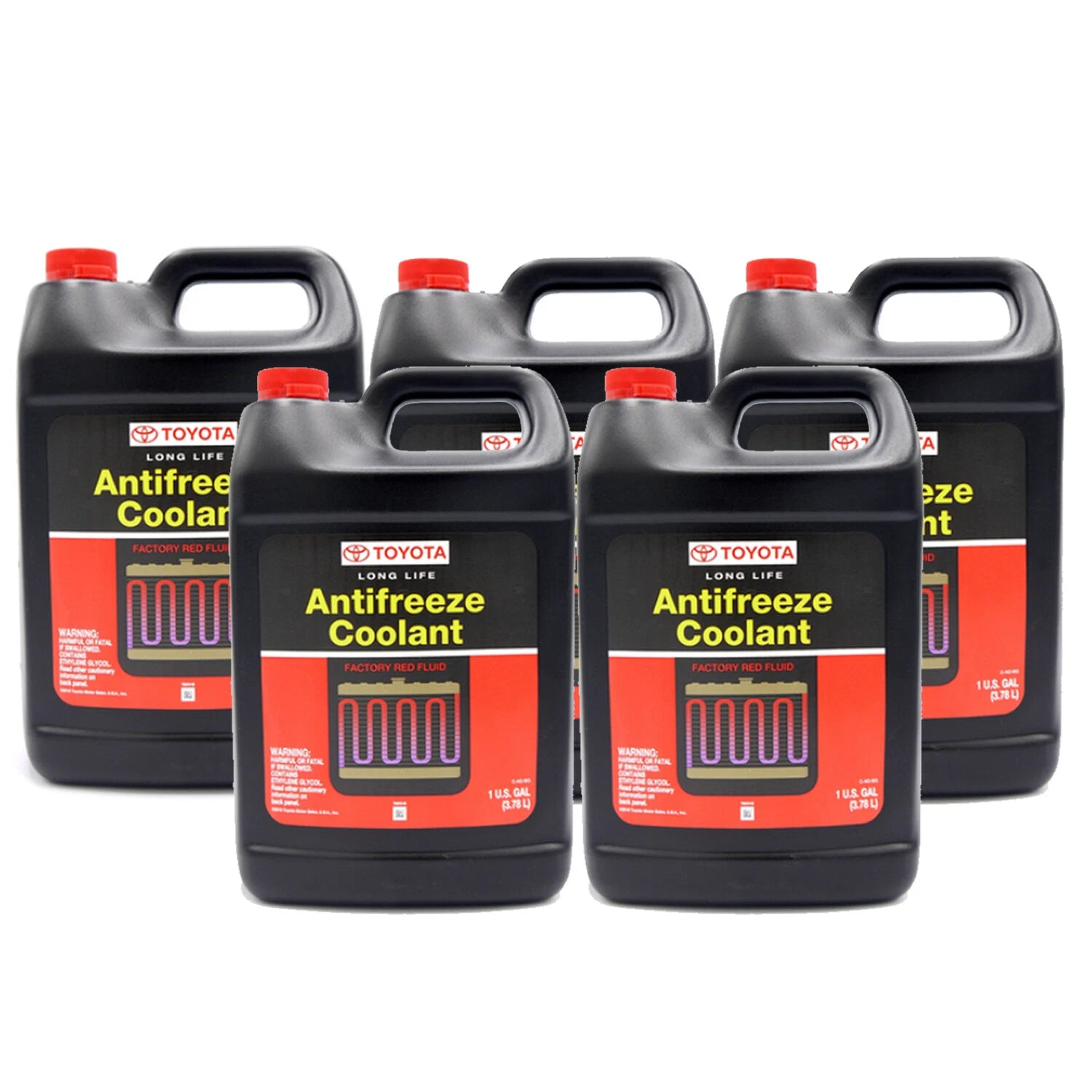 5 Gallon Engine Coolant Antifreeze for Various Makes and Models