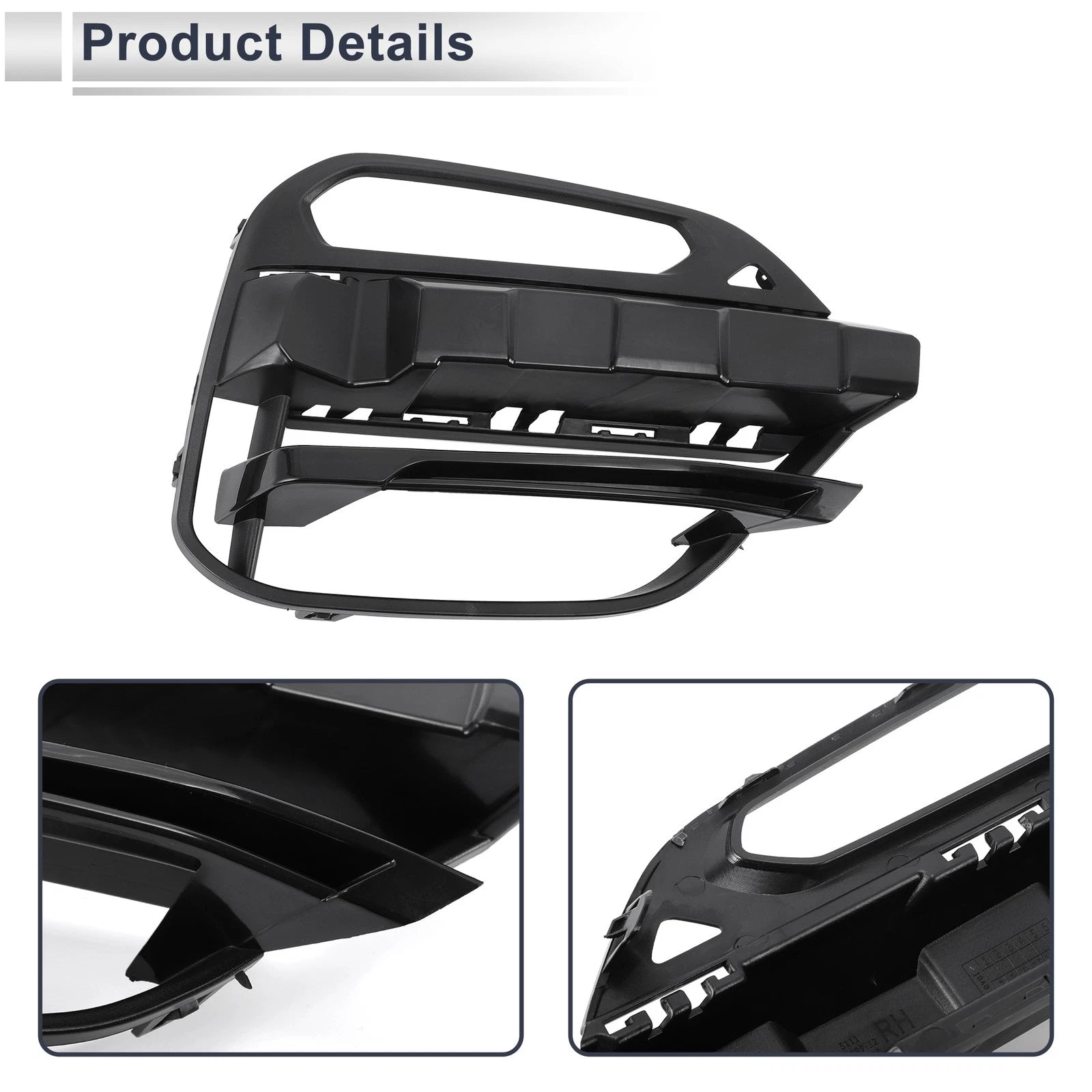 1 Pc Fog Light Grill for BMW X3 (2018–2021) No. 51117422946