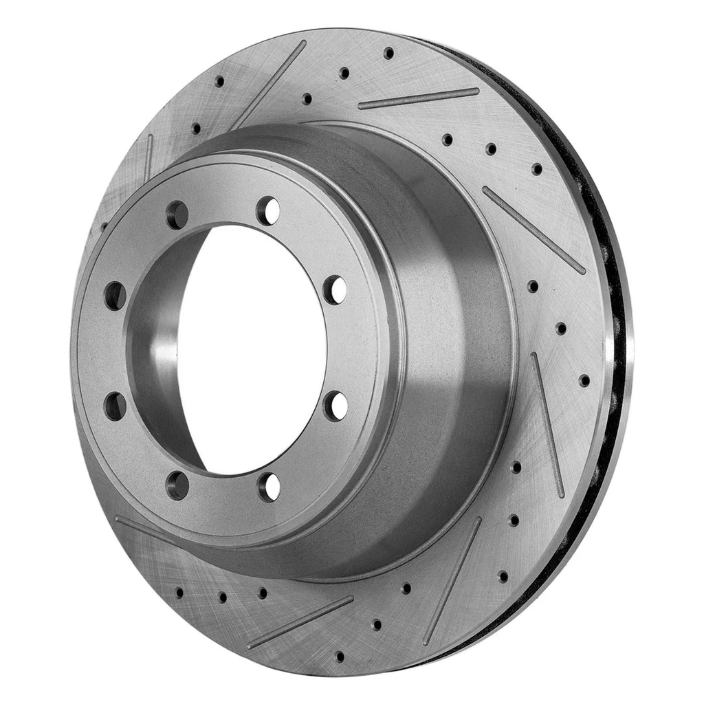 Rear Brake Disc Rotors and Pads Kit for Ford F-350 Super Duty (1999–2004)
