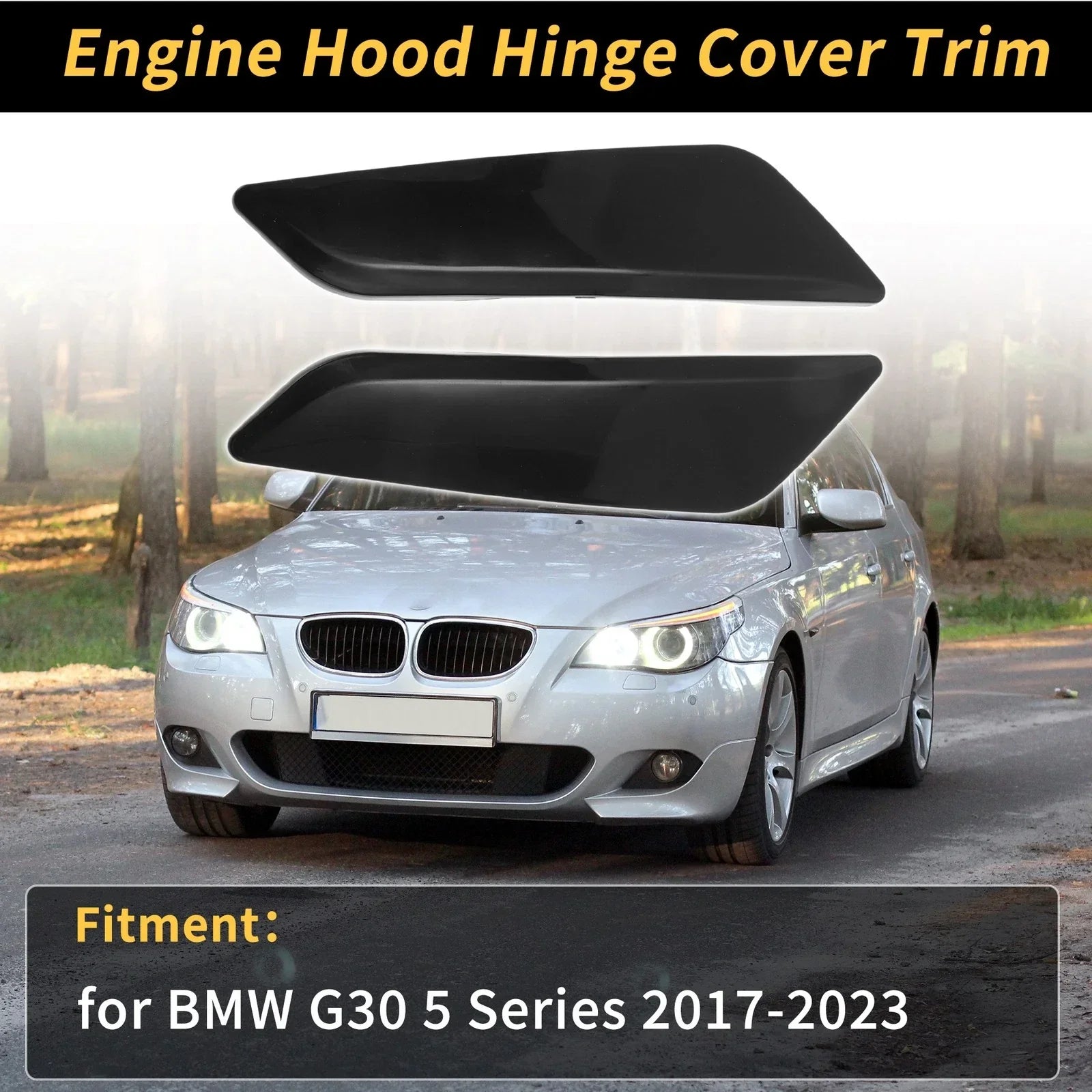 Engine Hood Hinge Cover for BMW G30 5 Series (2017-2023)