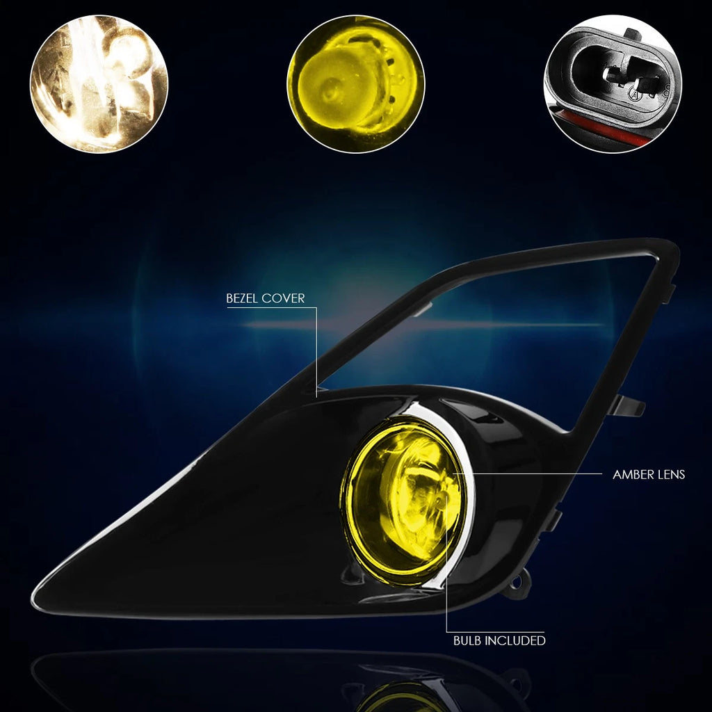 Fog Lights for Scion FRS (2013–2016) - Amber Lens, Switch, Bezel