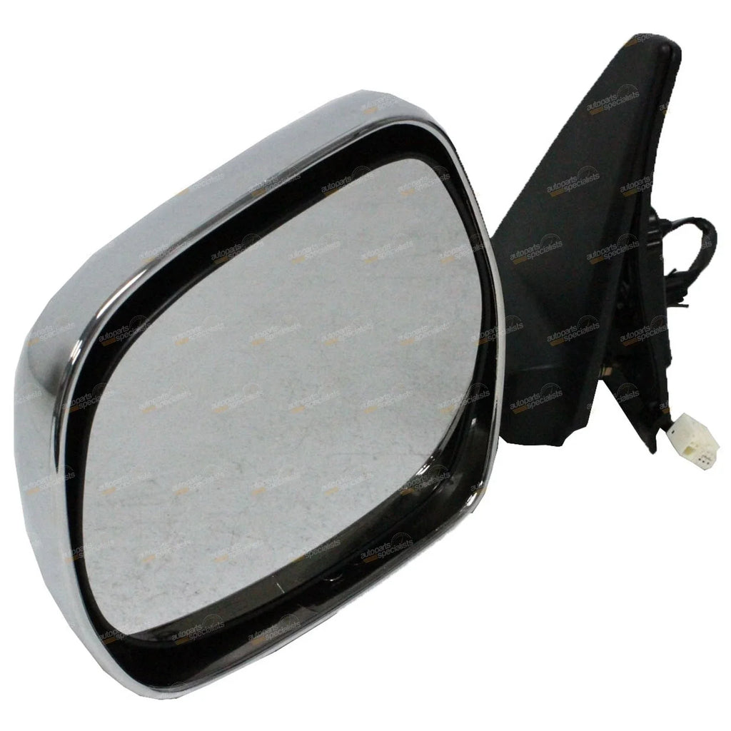 2 x LH+RH Chrome Electric Mirrors for Toyota Landcruiser Prado (2002–2009)